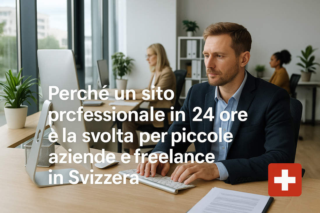 Perché un sito professionale in 24 ore è la svolta per piccole aziende e freelance in Svizzera